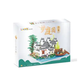 Dream Garden 2024 Construction House Building Blocks Set ABS Material DIY Toys for Kids Age 8+ Collectible Model 8086