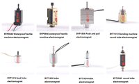 Solenoides linéaires à cadre ouvert micro personnalisés 5V 9V 12V DC 24V 48V, solénoïde linéaire push-pull
