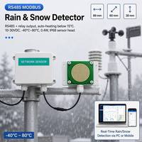 Sensor de Lluvia y Nieve con Calefacción, RS485 Modbus, Relé 4G-LTE, Transmisor Meteorológico para Carreteras, Ferrocarriles, Aeropuertos y Agricultura