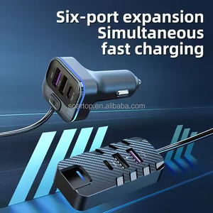 Chargeur de voiture à charge rapide 15W PD 3.0 avec câble d'extension <span class=keywords><strong>USB</strong></span> type-c 5V/4.5A puissance de sortie 9V/2A entrée 5V/4.5A QC3.0 - Product Image 4