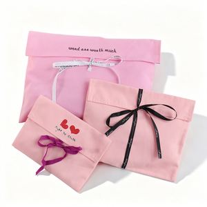 Eco-Friendly Custom Durable Reusable Silk Screen Printed Muslin Cotton Handbag Natural Cotton Canvas Envelope <b>Pillow</b> Gift Bags - Product Image 6