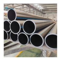 Tuyaux d'eau en PEHD noirs PE100 PN6 PN8 PN10 PN12.5 PN16 PN20 SDR26 SDR21 SDR17 SDR13.6 SDR11 SDR9 DN20-DN1600