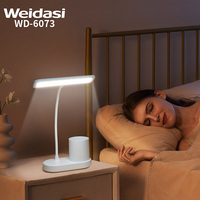 Créativité portable livre étudiant lampe de table led lampe de bureau lampe de chevet avec porte-stylo