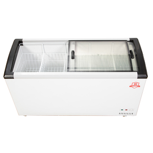 Congélateur vitrine commercial OEM/ODM à double porte coulissante pour crème glacée, corps extérieur personnalisé, publicité de marque, réfrigérateur coffre - Product Image 6
