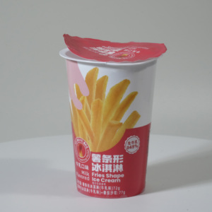 Lot de tubes de crème glacée délicieuse en gros, desserts glacés en forme de frites, avec ketchup inclus - Product Image 1