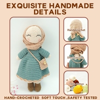 Boneka Rajut Islami Bayi Berhijab Muslim Al-Quran Ramadhan Anak-anak Halal Hadiah Idul Fitri Edukatif Mainan Rajut Amigurumi