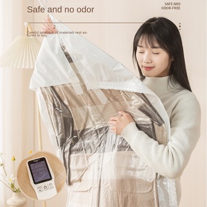 <span class=keywords><strong>Sac</strong></span> de compression sous vide suspendu <span class=keywords><strong>pour</strong></span> la maison avec fermeture latérale anti-moisissure <span class=keywords><strong>pour</strong></span> le rangement des vêtements et l'organisation des vêtements - Product Image 3