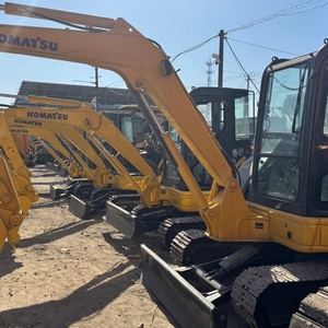 Miniexcavadora Usada de Alto Rendimiento Komatsu PC55 de 5.5 Toneladas, Excavadora Hidráulica Compacta de Orugas en Venta, Pocas Horas de Trabajo - Product Image 2