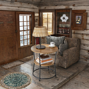 Table basse en bois massif de conception européenne moderne sur mesure de Nozti Furniture avec cadre en métal et montage facile pour un usage domestique - Product Image 3