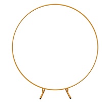 Support de ballon rond en métal avec cadre en arc de ballon cercle élégant pour la décoration de fête de mariage et d'anniversaire, nouveauté