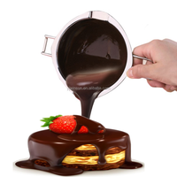 Outil manuel en acier inoxydable Outil de cuisson de cuisine écologique pour mélanger le chocolat et faire fondre la bougie de cire
