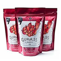 Emballage personnalisé en sachet refermable holographique exotique en PE Mylar avec impression en héliogravure, résistant à l'humidité, recyclable, pour sucre