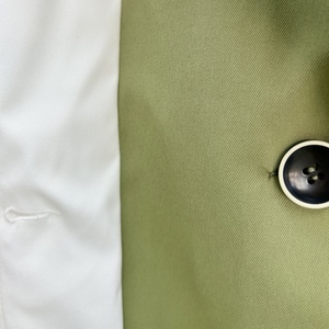 <span class=keywords><strong>Trench</strong></span> Coat Lungo Fresco ed Elegante a Contrasto di Colore per <span class=keywords><strong>Donna</strong></span>, Giacca con Colletto a Risvolto e Laccio Frontale, Colori e Taglie Personalizzabili - Product Image 3