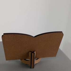 Khung Ảnh Bằng Gỗ MDF Hình Sách Mở 6.9*5In Thăng Hoa Có Chân Đế Không Có Nút Bần - Product Image 2