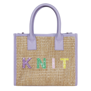 กระเป๋าผ้าแคนวาสปักชื่อย่อสำหรับผู้หญิง พิมพ์โลโก้ได้ตามสั่ง ขนาดใหญ่ สำหรับใส่ของไปทะเล - Product Image 1