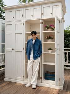 Systèmes de placards personnalisés, armoires de rangement modernes pour vêtements, ensemble de meubles de chambre à coucher, organisateur de placard, armoire - Product Image 4