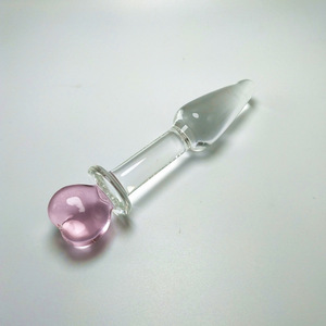 Liefde Toverstaf Kristal Anale Plug Roze Hart Butt <span class=keywords><strong>Dildo</strong></span> Seksspeeltjes Voor Vrouw Stick - Product Image 3