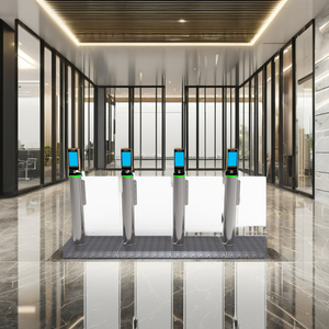 Hot bán đầy đủ tự động tốc độ SWING turnstile an ninh nhanh RFID cổng truy cập cho phòng tập thể dục đầu đọc thẻ hình trụ turnstiles - Product Image 6