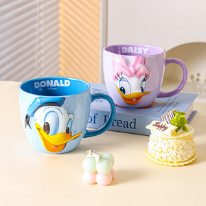 <span class=keywords><strong>Taza</strong></span> de Cerámica con Relieve 3D de Mickey Mouse, <span class=keywords><strong>Taza</strong></span> de Agua Creativa para el Hogar, para Parejas, Regalo Perfecto para los Fanáticos de Mickey - Product Image 2