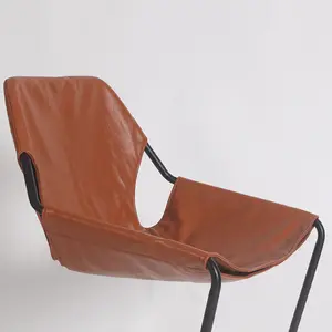 Hot sale paulistano chair fabric powder coated steel italian leather chair comfortable leisure lounge chair