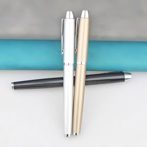 Stylos à bille métalliques de haute qualité 1,0 mm avec encre premium (bleue/noire) – Logo personnalisé pour l'école et le bureau - Product Image 4