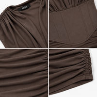 Anjie, Fabricante de Vestidos Mini con Flecos de Cuentas y Malla de Diamantes, Sin Tirantes, con Logotipo Personalizado, OEM, ODM, Marca Privada, OEKO TEX, BSCI