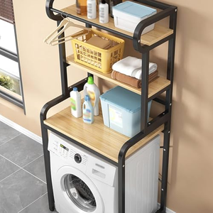 Wholesale Bathroom Washing Machine Rack Three Tier Space <b>Saving</b> Metal Storage Rack Washing Machine Storage Rack - Product Image 4