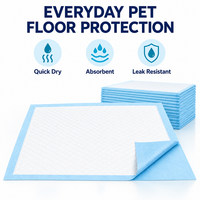 Tapis de toilette jetables pour chiens, fourniture d'usine, couche non tissée à absorption rapide, noyau super absorbant, protection de sol imperméable