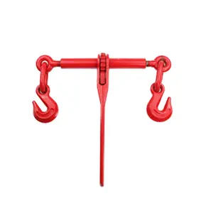 Rigging Hardware Fittings 5/8" Ratchet Type Load Binder with Link and Hook China Supplier Chain Load Binder