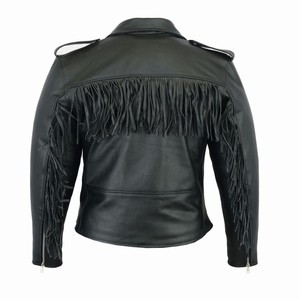 Chaleco de moto de cuero clásico estilo Club para mujer de alta calidad Producto de cuero Premium - Product Image 4