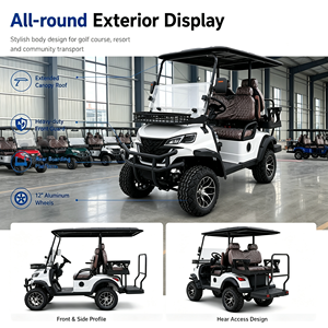 Carrito de Golf Eléctrico <span class=keywords><strong>Boka</strong></span> Todoterreno de 4 Plazas, Motor de CA de 3500W, Suspensión Independiente, Certificado CE - Product Image 3