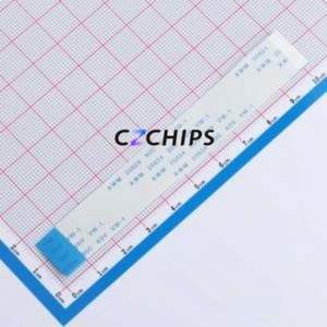 FFC-0.5-28-100-B-4-8 FFC Cable (Flexible Flat Cable) P=0.5mm Connector 28P 0.5mm 0.3mm Reverse - Product Image 1