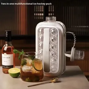 Ice Ball <b>Maker</b> Ice Cube <b>Maker</b> Tray Mould with Lid Cube Mold Cubic <b>Makers</b> Container Trays Whiskey Cocktail Kitchen - Product Image 2