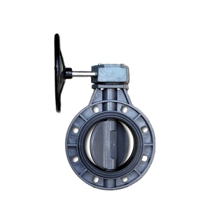 Vente de liquidation B2B COVNA : Vanne papillon anti-corrosion à bride en CPVC/PVC pour eau de mer, 6 pouces - Product Image 4