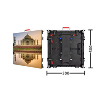 Écran LED couleur portable Pushun en aluminium 500x500mm 500x1000mm pour événements, publicité intérieure/extérieure, location, 4K, étanche IP65