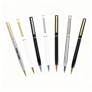 Nuevo Bolígrafo Metálico Delgado de Alta Calidad para Regalos Empresariales, Publicidad de Oficina, Personalizable con Logotipo, Gran Venta 2025 - Product Image 1