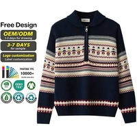 Fabricant de pulls sur mesure pour femmes, cardigan à capuche zippé en tricot torsadé 100% coton, haut en tricot rouge