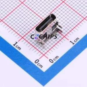 TYPE-611B-T3-5A USB Connector SMD Connector ( Connector Type: Type-C )( Protocol Standard: USB 3.1 )( Gender: Female ) - Product Image 1