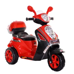 2022 new model cute single drive pedal switch motorcycle with LED headlights/baby autocycle 3 wheels with nice English music