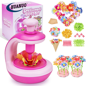 Kit de Manualidades para Hacer tu Propio Ramo de Flores con Flores de Fieltro Reutilizables, Regalo de Arte y Manualidades para Niñas, Kit de Manualidades de Flores para Niños - Product Image 1