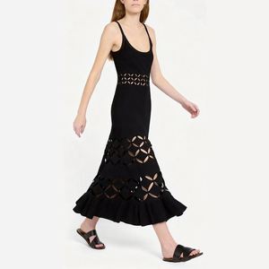 Elegante Vestido <span class=keywords><strong>de</strong></span> Noche Ajustado con Tirantes Espagueti y Aberturas, Vestido <span class=keywords><strong>de</strong></span> Cóctel Elegante para Mujer - Product Image 3