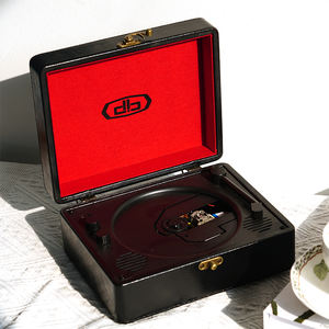 <span class=keywords><strong>Lecteur</strong></span> de <span class=keywords><strong>CD</strong></span> rétro carré personnalisé Fournitures de fête portables Bluetooth Lecteurs de <span class=keywords><strong>CD</strong></span> personnels pour les jeunes - Product Image 5