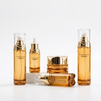 Bouteilles en verre de haute qualité pour emballages cosmétiques, pots à crème 50g 30ml 40ml 100ml 120ml, vaporisateur à pompe pour commandes en gros, ensemble OEM ODM