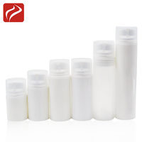 Vente en gros 10ml 15ml 30ml 50ml givré couleur blanche PP Airless bouteille de sérum cosmétique emballage