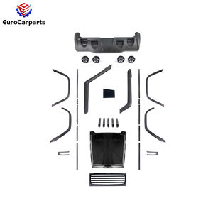<span class=keywords><strong>Kit</strong></span> carrosserie en fibre <span class=keywords><strong>de</strong></span> carbone pour W463 G55 TI MECH II Style <span class=keywords><strong>Kit</strong></span> carrosserie G55 Mise à niveau Facelift Ensemble Capot Toit Spoiler Grille Snorkel Ailes - Product Image 2