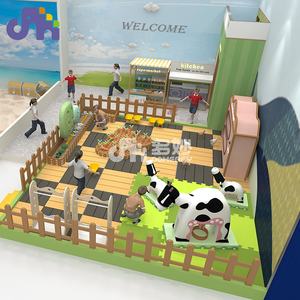 อุปกรณ์สนามเด็กเล่นจำลองฟาร์มนมในร่ม โดเมอร์รี่ อุปกรณ์สนามเด็กเล่นสำหรับเด็กเล็ก บ้านเด็กเล่น เกมเด็ก ของเล่น - Product Image 2