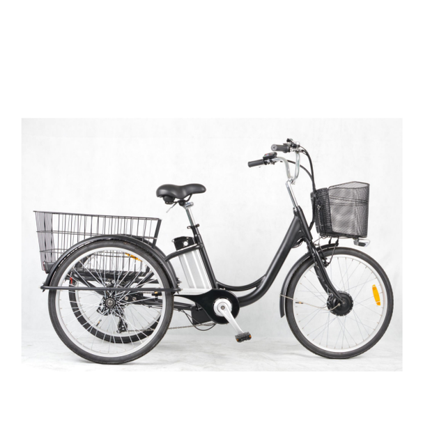 24inch Electric Tricycle With EN15194 Cheap Electric City Bike 3 Wheel Electric Bike Bicycle With Pedals