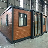 Casa Contenedor Expandible de Dos Alas, Desmontable, Impermeable, Prefabricada, para Estudio de Campo, Oficina Temporal