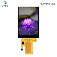 Modul Layar LCD TFT IPS Vertikal Persegi Panjang 3,5 Inci 320*480 MCU SPI ILI9488 dengan Panel RTP CTP Layar Kustom HD35043C40