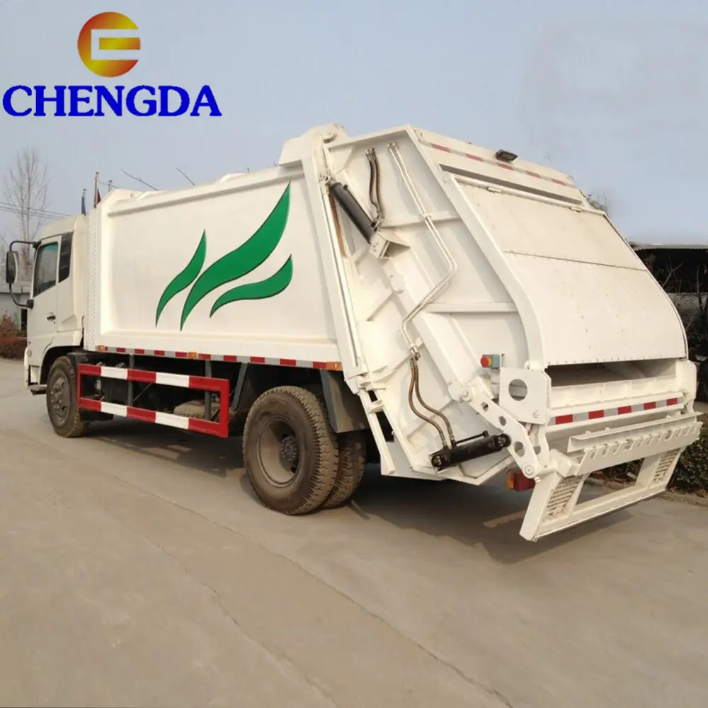 Camions de transport de déchets Howo usagés Camions compacteurs de déchets 15 m3